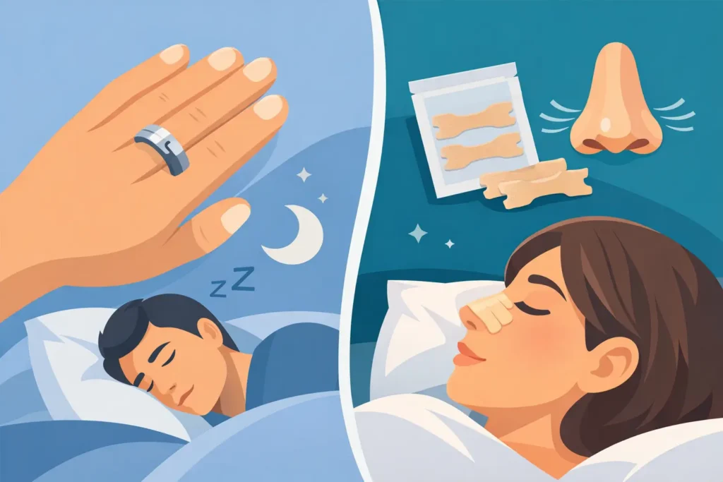 Snoring Ring vs Nasal Strips: Which Works?