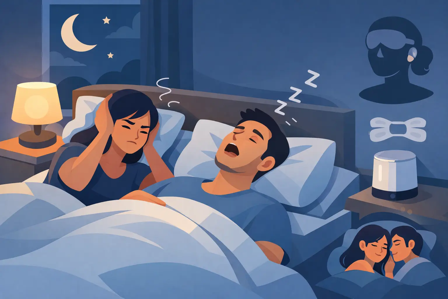 How to Stop Partner Snoring at Night