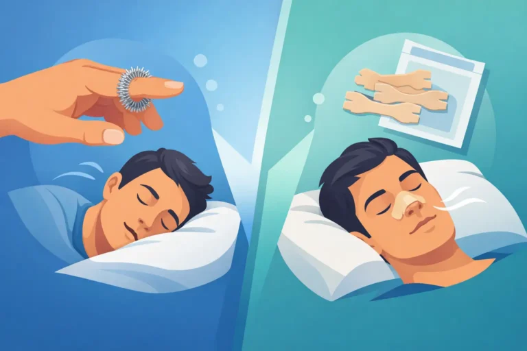 Acupressure Ring vs Nasal Strips for Snoring