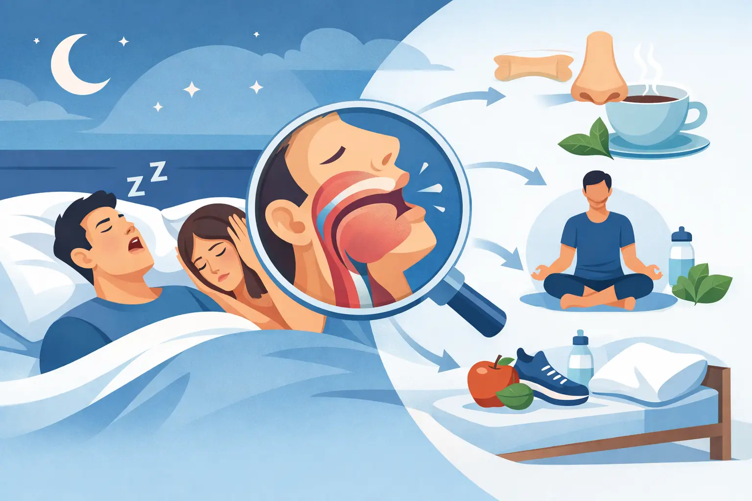 How to Stop Snoring Naturally in 8 Steps