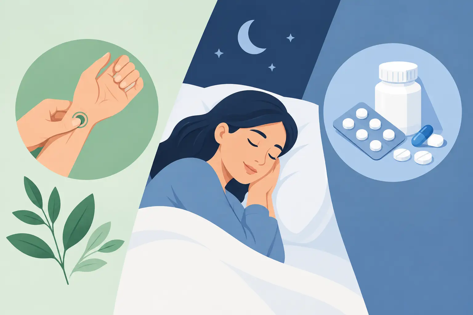 Acupressure Sleep Aid Versus Medication