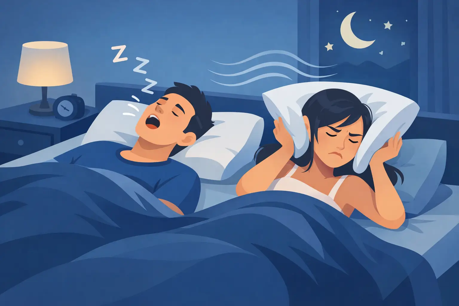How Snoring Causes Partner Sleep Disruption