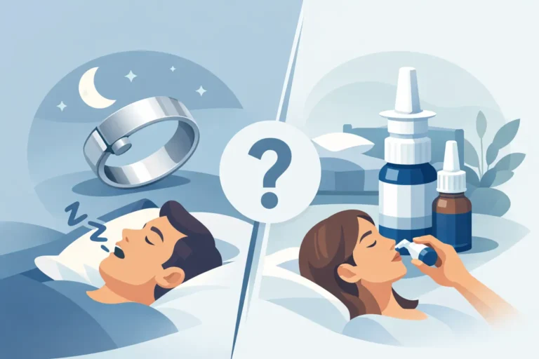 Stop Snoring Ring vs Spray: Which Works Better?