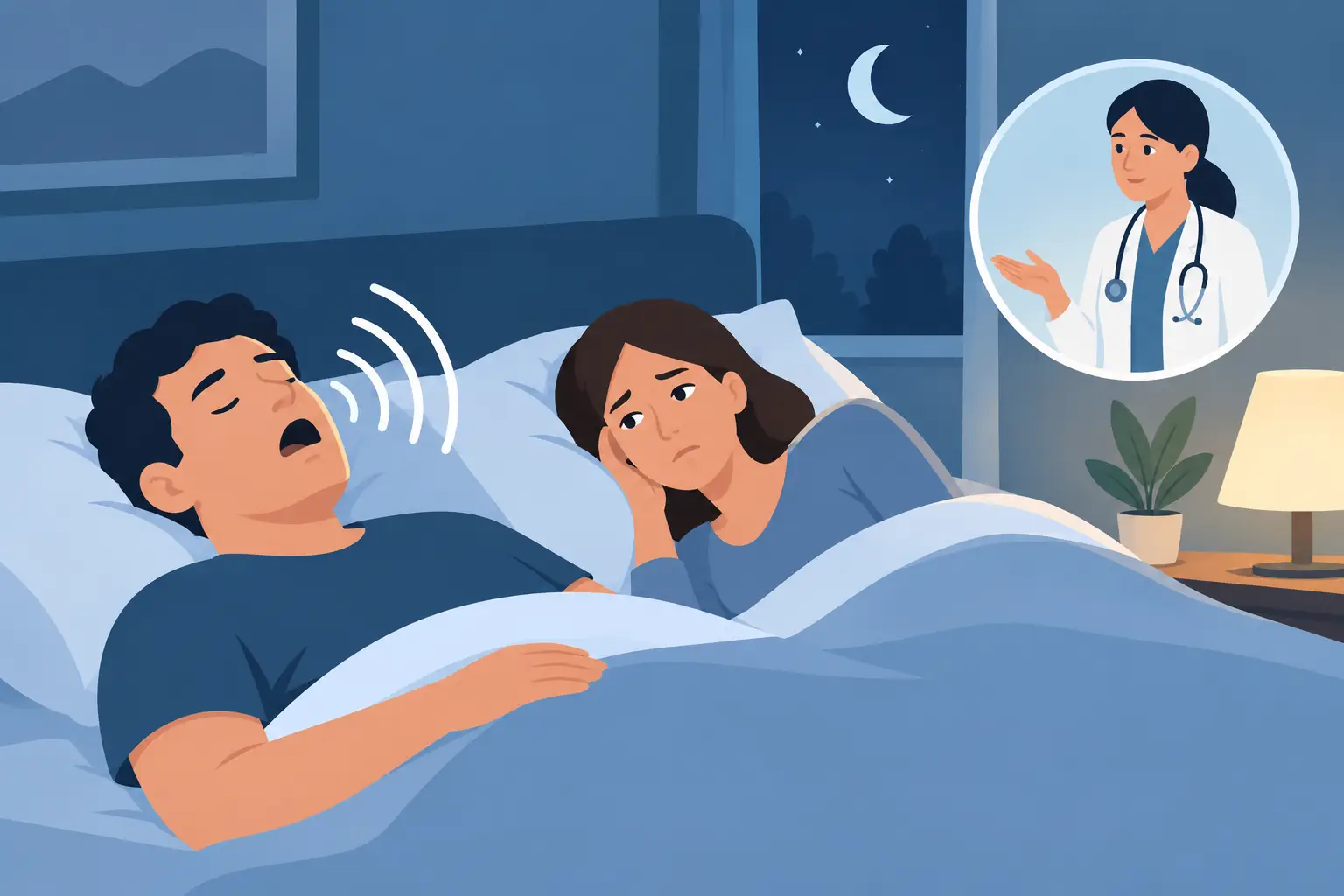 When Should Snorers Seek Medical Help at Night?
